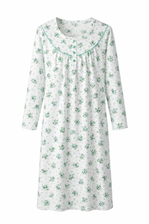 Camasi de noapte - Cămașă de noapte bătal, groasă, cu interior vătuit și nasturi