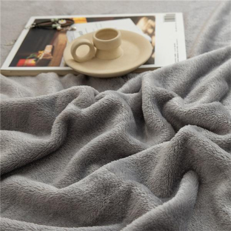 Cearceaf de pat Cocolino 200x200 cm – moale si pufos,Gri [1]