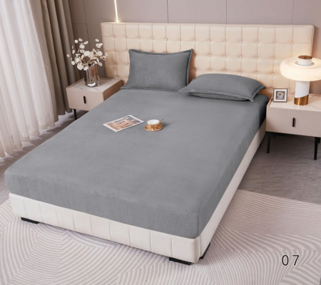 Cearceaf de pat Cocolino 200x200 cm – moale si pufos,Gri [0]