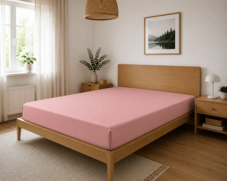 Cearceaf de Pat cu Elastic 160x200 cm din Bumbac Premium – Confort și Fixare Perfectă [0]