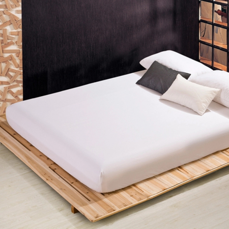 Articole de casa - Cearceaf de pat cu elastic 160X200, alb