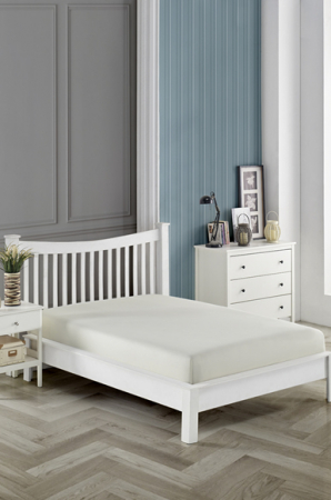 Cearceaf cu elastic - Cearceaf de pat cu elastic 200X200, alb