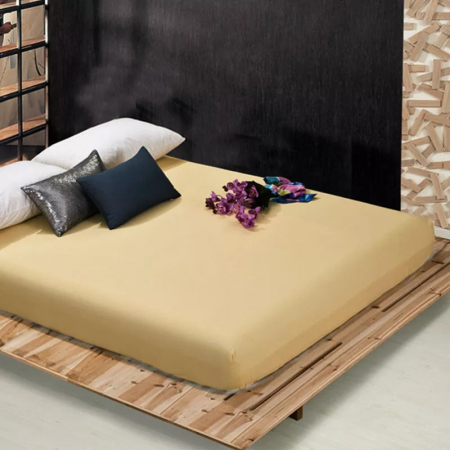 Articole de casa - Cearceaf pat crem 100x200 cm