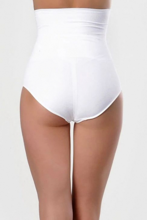 Chilot modelator cu talie inalta, Alb [1]