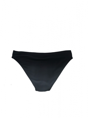 Costum de baie negru, sutien cu pus-up si bretele reglabile, slip clasic [3]
