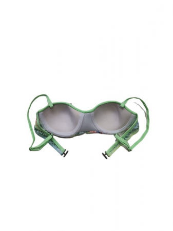 Costum de baie verde deschis, sutien balconet cu cupe si slip cu snur reglabil [1]