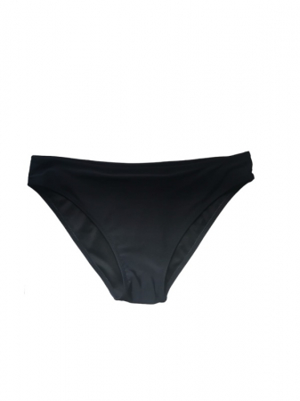 Costum de baie negru, sutien cu pus-up si bretele reglabile, slip clasic [2]