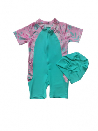 Costume de baie - Costum de Baie Salopetă cu Cască pentru Fete