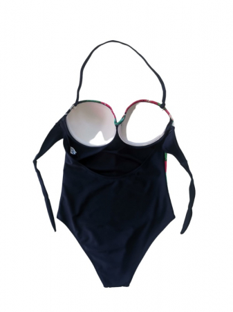 Costum de baie intreg, bleu, cu cupe si bretea reglabila [1]