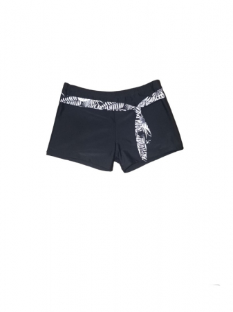 Costum de baie 2 piese, slip tip boxeri, sutien cu burete detasabil si snur reglabil, marime mare [2]