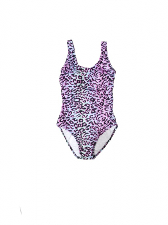 Costume de baie - Costum de baie intreg, Mov cu Imprimeu Animal