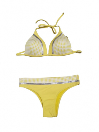 Costum de baie 2 piese galben [0]
