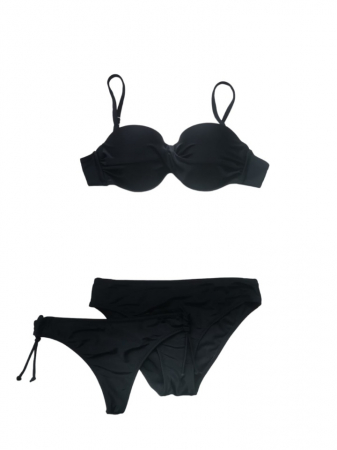 Costum de baie 3 piese, negru [0]