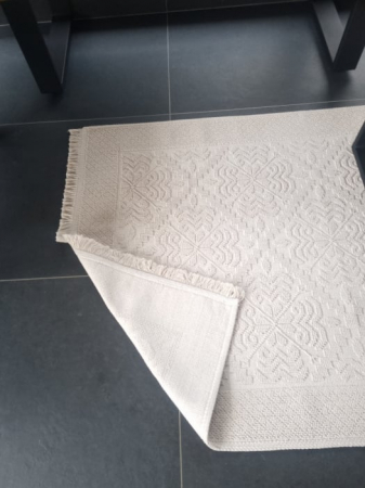 Covor din bumbac bej [4]