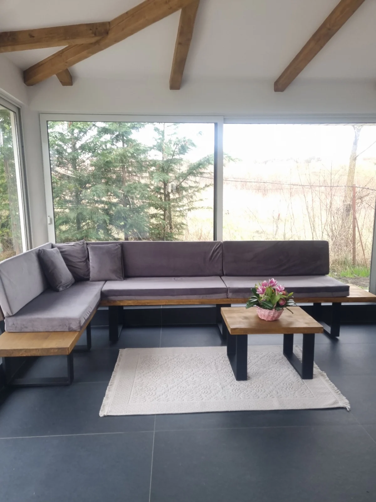 Covor din bumbac bej [1]