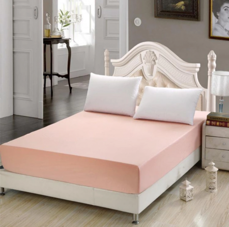 Articole de casa - Cearceaf de pat 180x200 cm, piersica