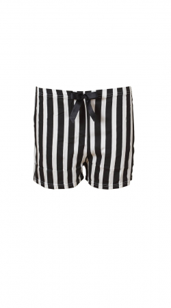 Pantaloni de pijama - Pantaloni scurți de pijama cu dungi , alb negru
