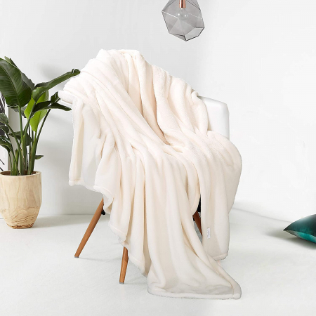 Paturi - Patura Cocolino Alb-ivory 200x230 cm