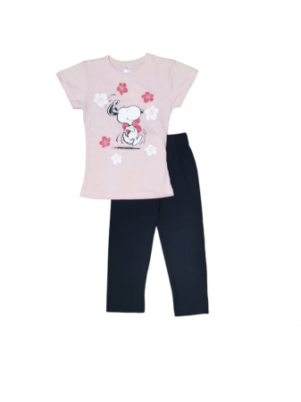 Pijamale - Pijama  Fete  Tricou si Pantalon Lung,  Snoopy