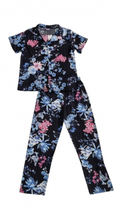 Femei - Pijama dama, tricou si pantalon lung
