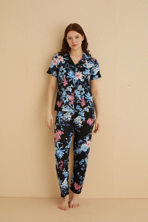 Pijama - Pijama dama, tricou si pantalon lung