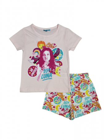 Copii - Pijama de Vară Soy Luna pentru Fete, culoare roz