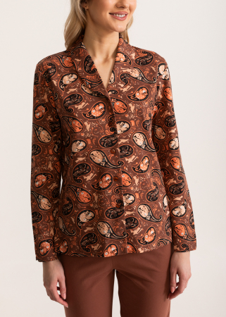 Pijama femei bumbac, Soft&Seven Sofiaman, bluza cu nasturi [2]