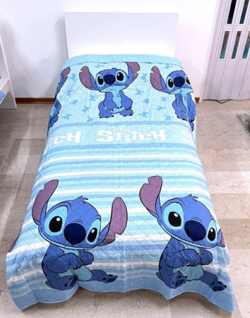 Articole de casa - Cuvertură pentru pat, 250x150 cm, multicolor, Stitch