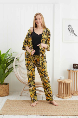 Set pijama dama compus din 3 piese [3]