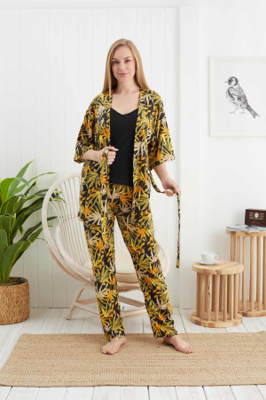 Set pijama dama compus din 3 piese [2]