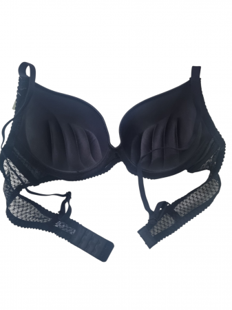 Sutien Negru cu extra Push-up și Accesoriu Frontal [1]