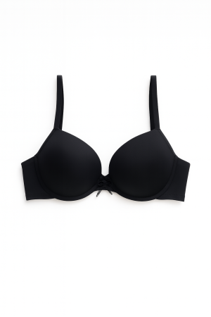 Femei - Sutien cu cupe si push-up, negru