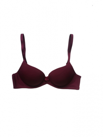 Lenjerie intima - Sutien cu dublu push-up, visiniu