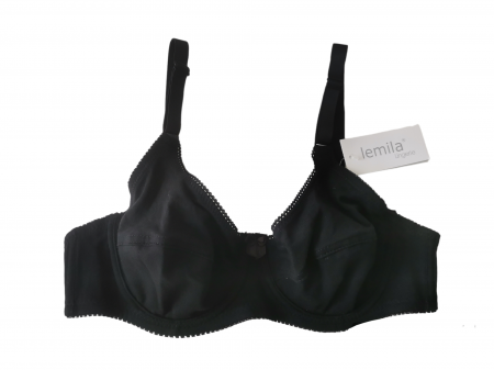 Sutien simplu elegant cu armatura, negru [2]
