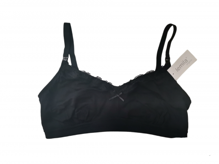 Femei - Sutien pentru alaptat Lemila cu dantela, negru