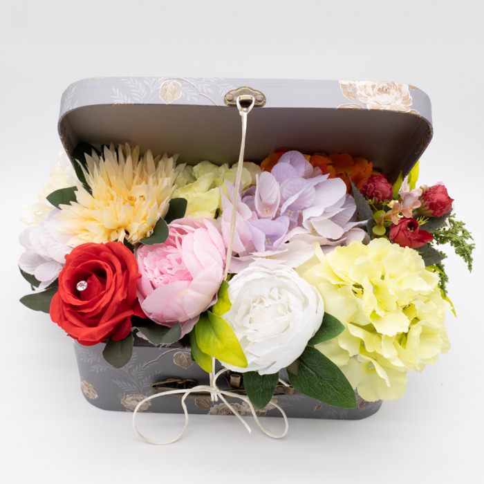 Aranjament floral - Valiza cu Flori - Mare 7 [22]