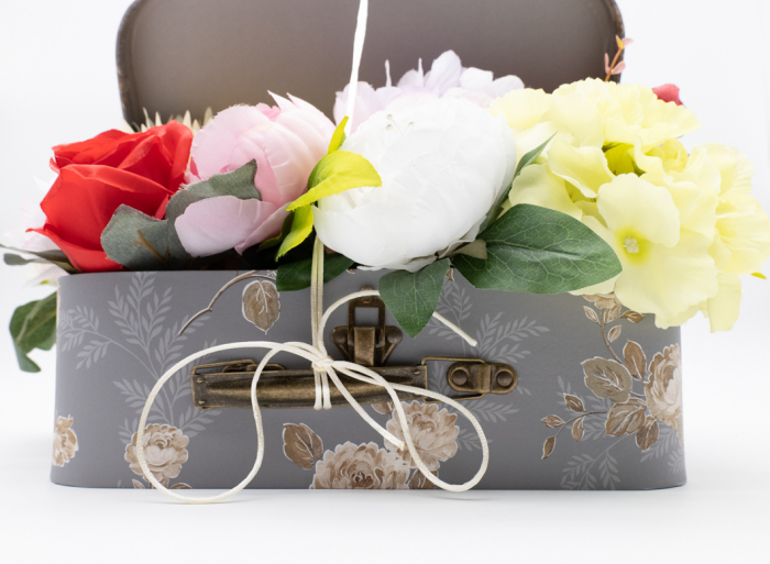 Aranjament floral - Valiza cu Flori - Mare 7 [21]