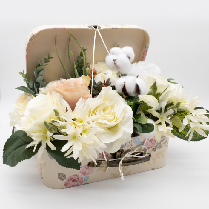 Aranjament floral - Valiza cu Flori - Mare 7 [15]