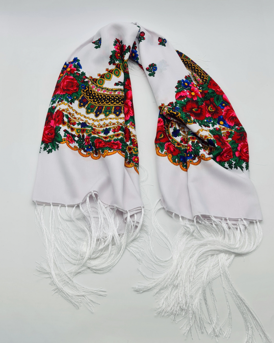 Batic Traditional cu Imprimeu Floral [10]