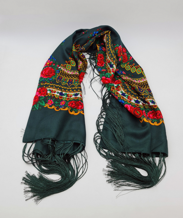 Batic Traditional cu Imprimeu Floral [13]