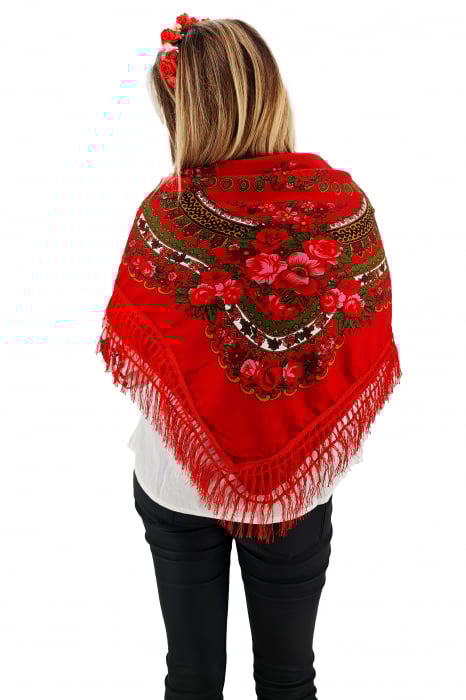 Batic Traditional cu Imprimeu Floral [6]