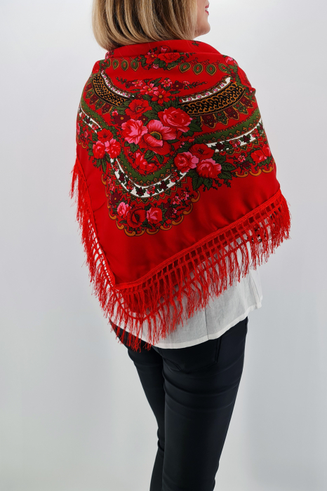 Batic Traditional cu Imprimeu Floral [5]