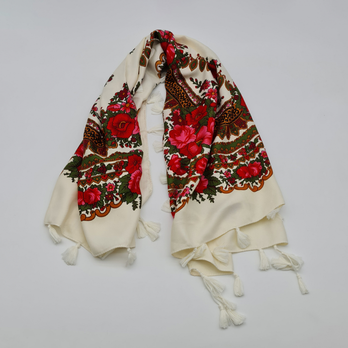 Batic Traditional cu Imprimeu Floral [2]