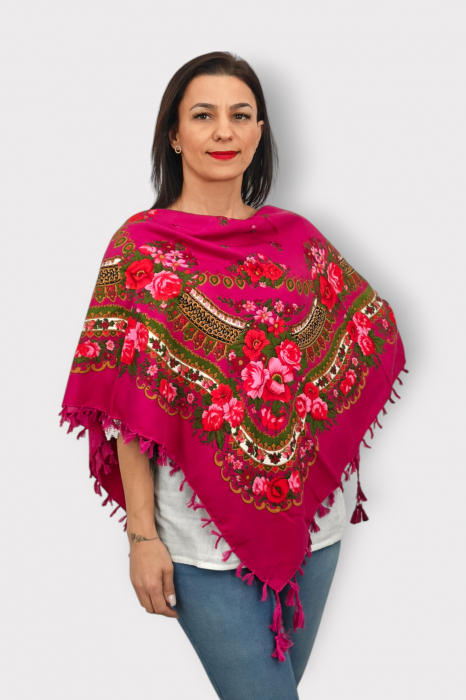 Batic Traditional cu Imprimeu Floral [2]