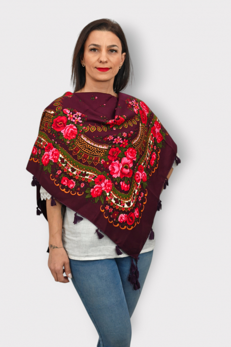 Batic Traditional cu Imprimeu Floral [2]