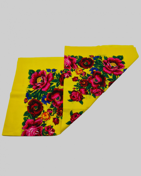 Batic Traditional cu Imprimeu Floral [2]