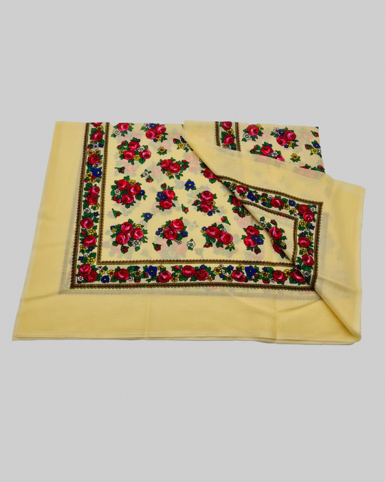 Batic Traditional cu Imprimeu Floral [9]