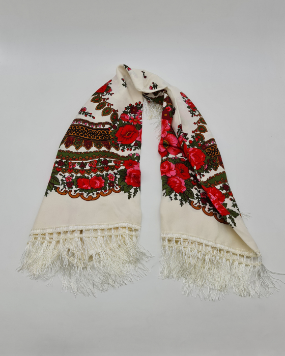 Batic Traditional cu Imprimeu Floral [2]