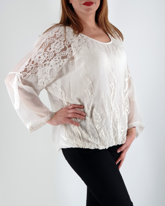 Bluza din matase Anisia 3 [4]