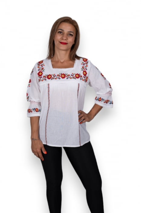 Bluza / Ie Traditionala cu flori 5 [2]